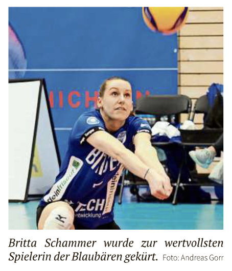 Blaubären gehen bei den Ladies in Black unter